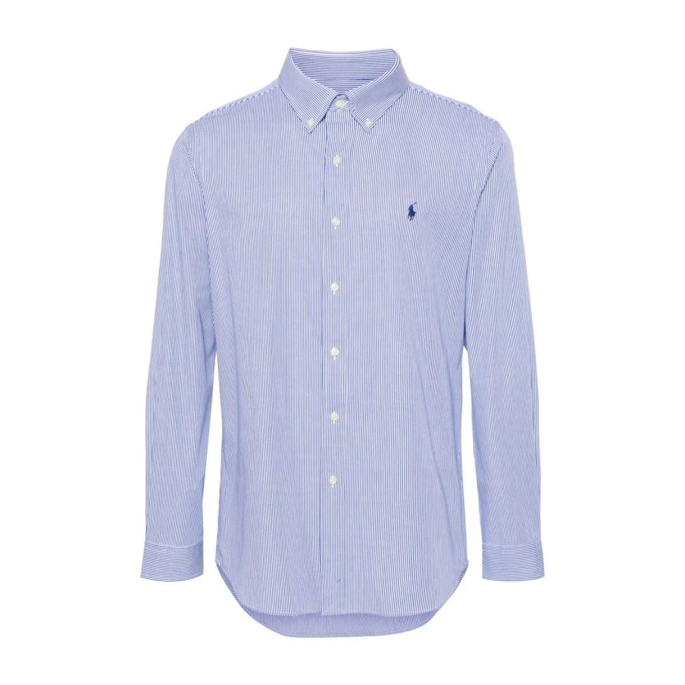 Polo Ralph Lauren Blauw Gestreept Overhemd met Pony Logo Blue Heren