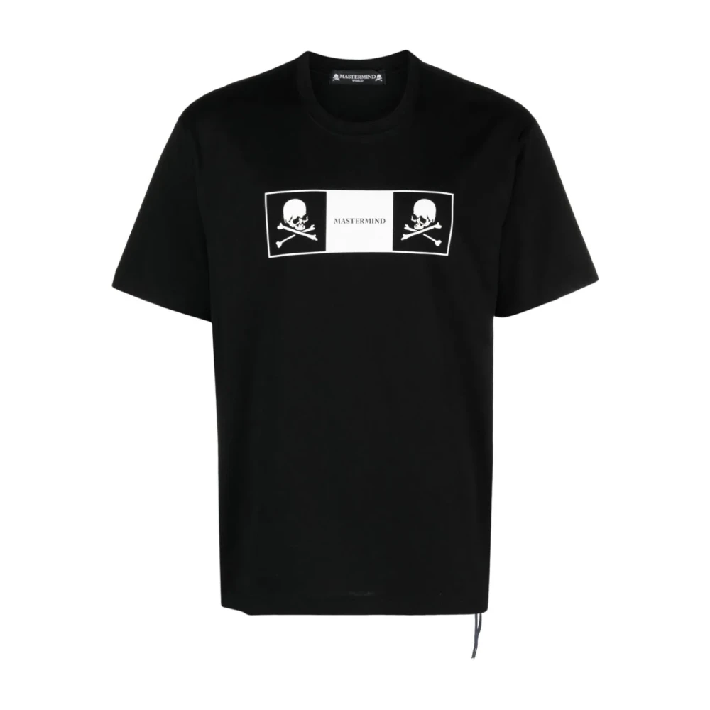 Mastermind World Grafische Print Katoenen T-Shirt Black Heren