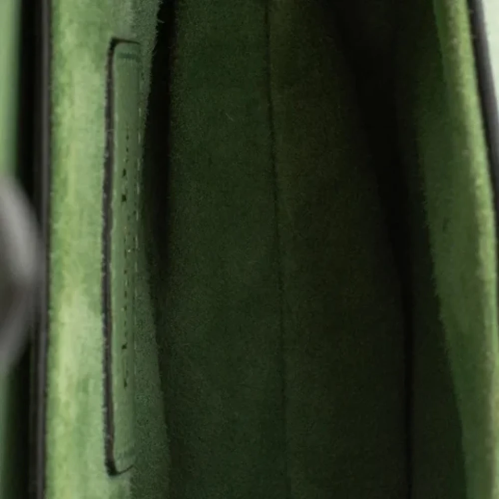 Dior Vintage Pre-owned Leather dior-bags Green Dames