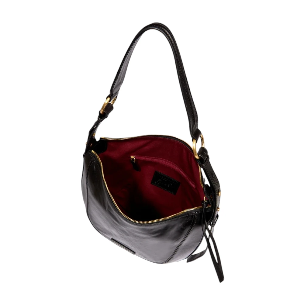 The Bridge Elegante Zwarte Schoudertas Black Dames
