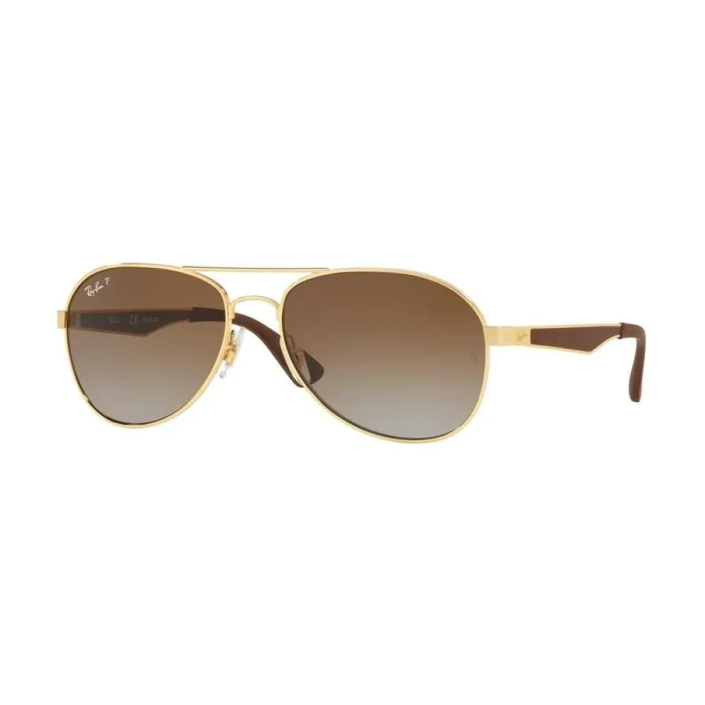 Ray-Ban Unisex Sunglass RB3549 - Frame color: Arista Gold, Lens color: Brown Polarized - Image 5
