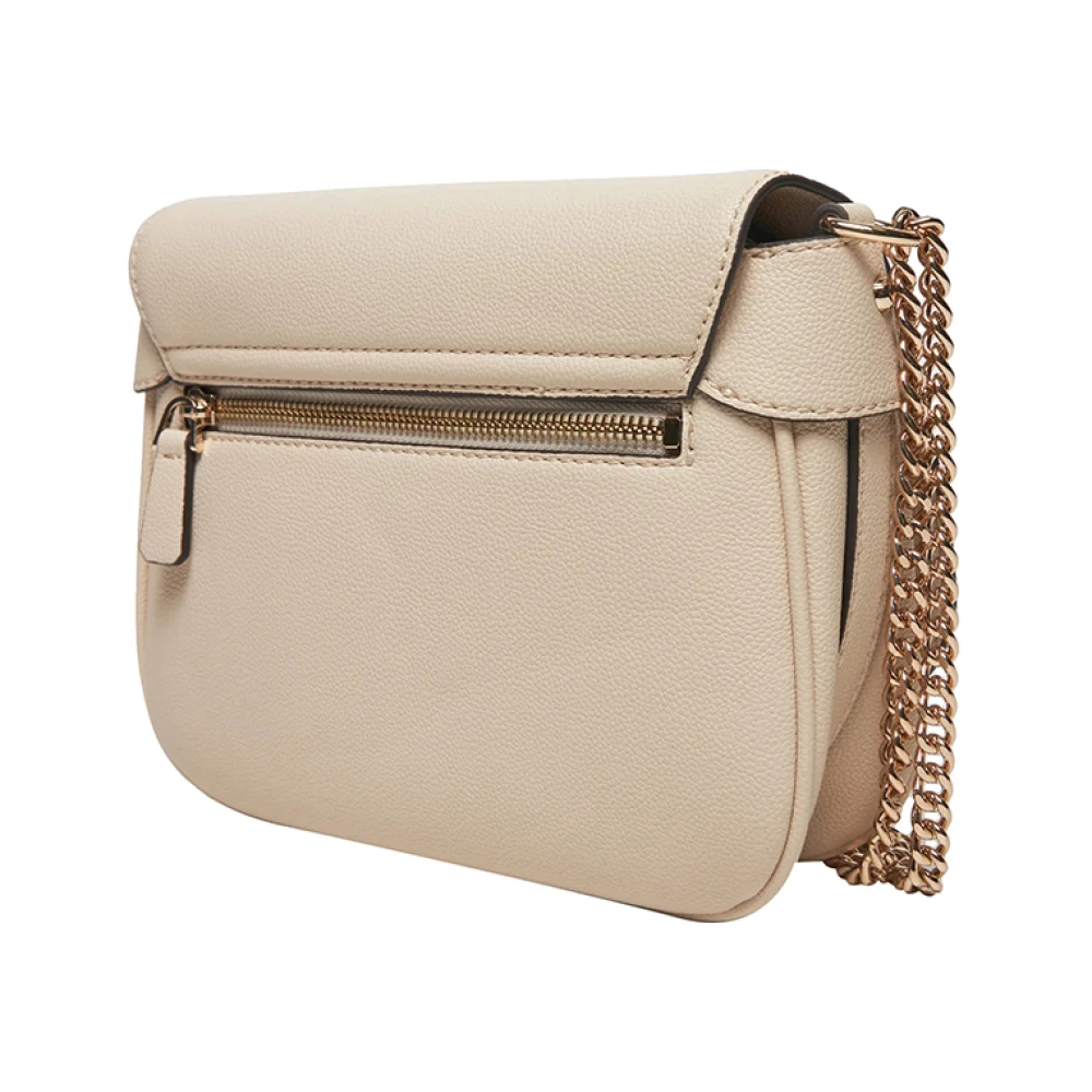Guess Witte Synthetisch Leren Shopper Tas Beige Dames
