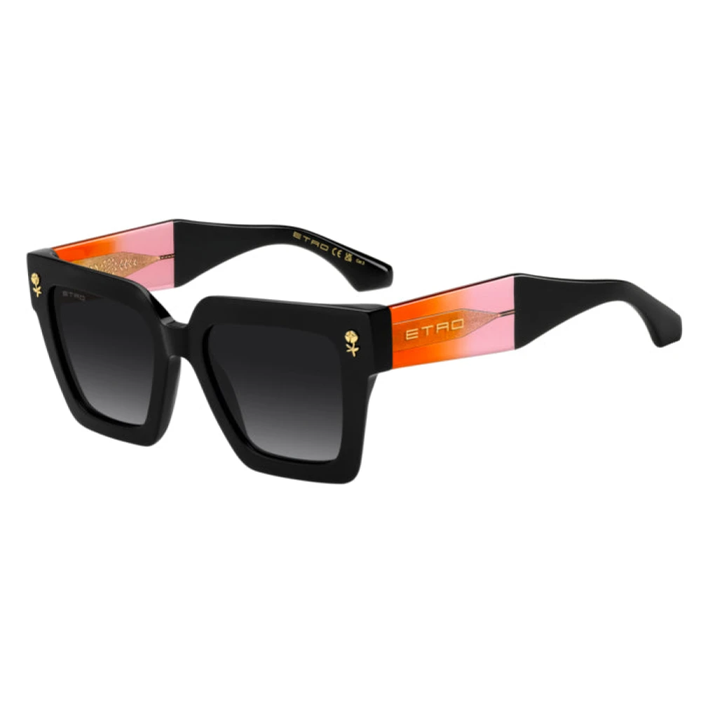 Etro Women's Black Sunglasses, 52 Mm, Color Stripes Sunglasses