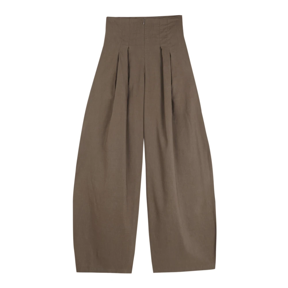 Cortana Mira hoog getailleerde cacao broek Brown Dames
