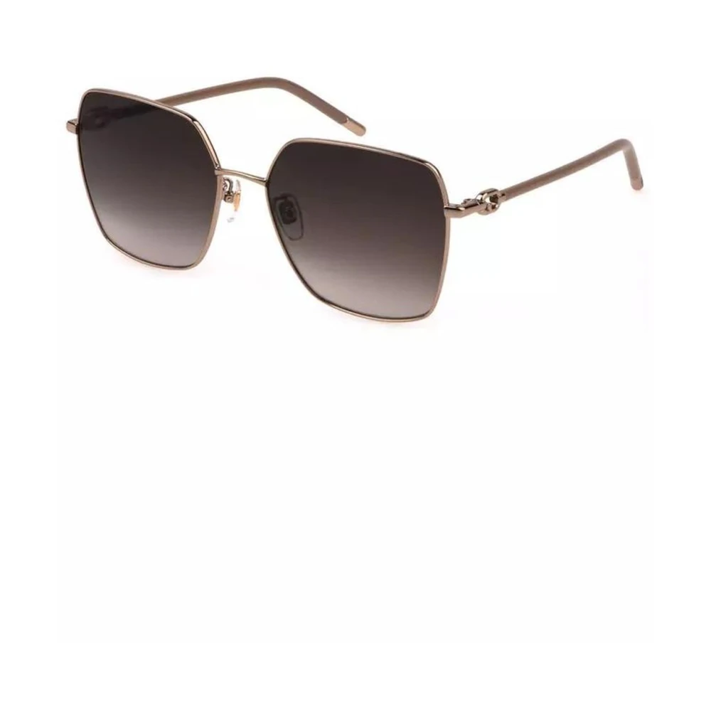 Furla Women's Yellow Gold Square Sunglasses Stylish Metal Frame - Sunglasses - One Size - Accessories