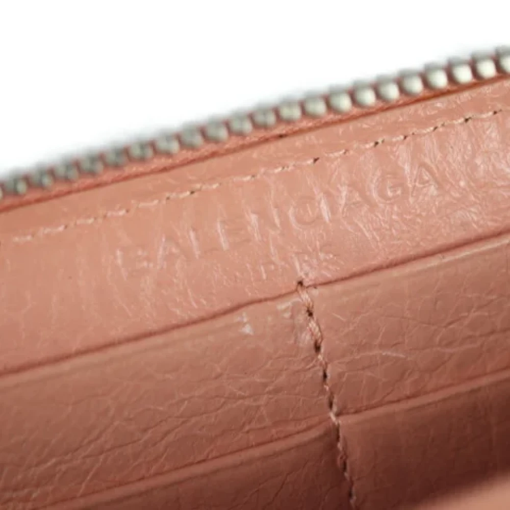 Balenciaga Vintage Pre-owned Leather wallets Pink Dames