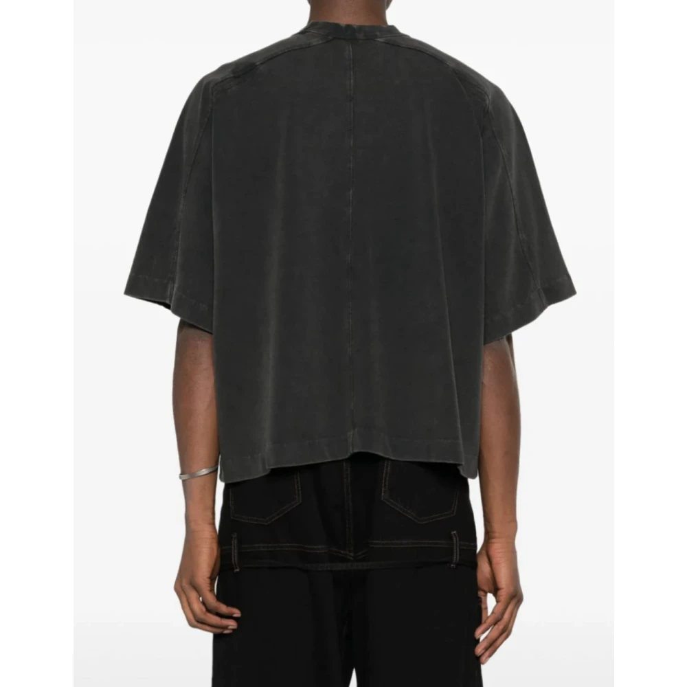 Entire Studios Gewassen Zwarte Zak T-shirt Black Heren
