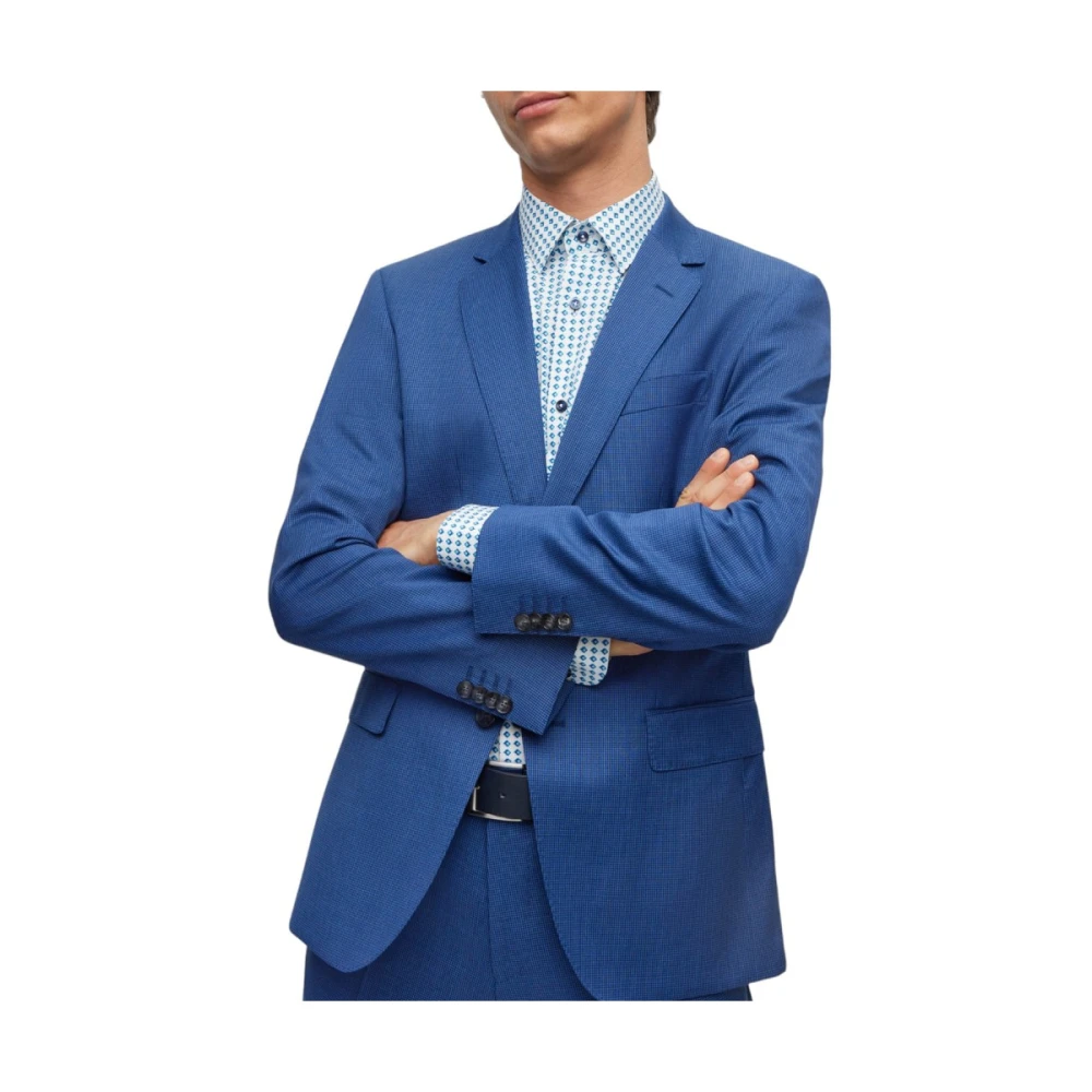 Boss Donkere Americana Suit 50497206 Blue Heren