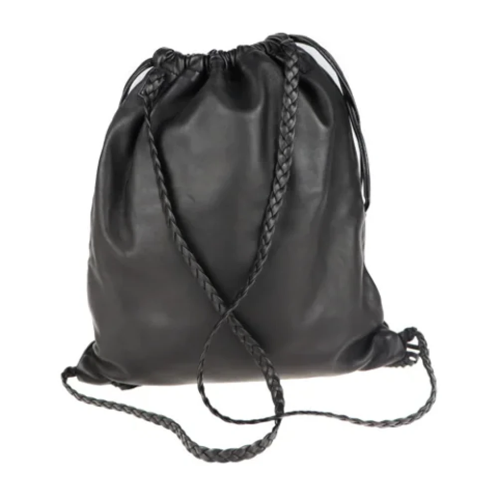 Valentino Vintage Pre-owned Leather shoulder-bags Black Dames
