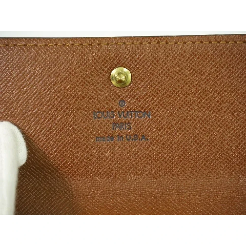 Louis Vuitton Vintage Pre-owned Canvas wallets Brown Dames