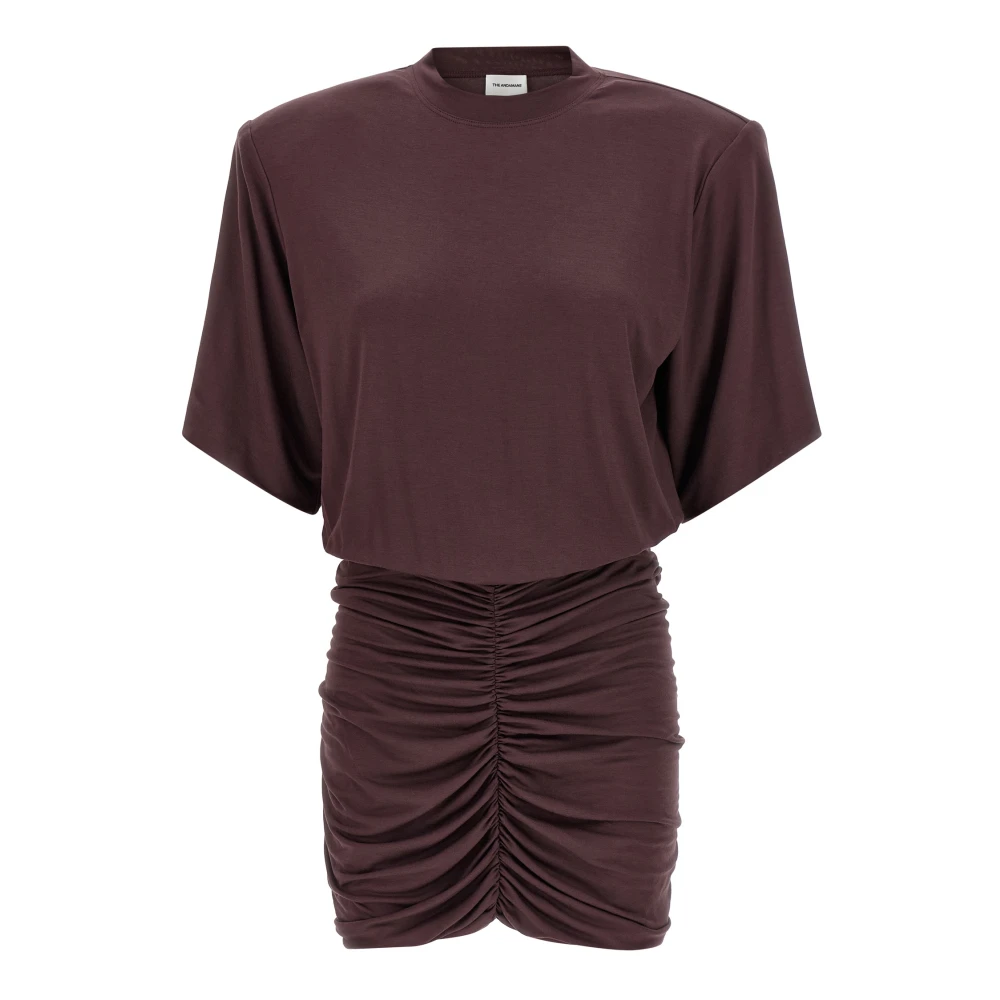 Andamane Women's Purple Short Dresses, S, Lennox Mini Dress