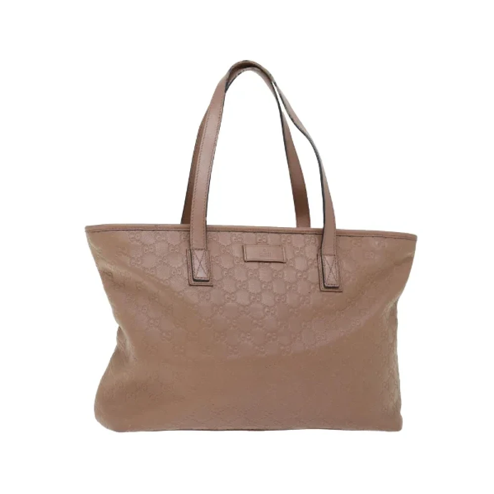 Gucci Vintage Pre-owned Canvas gucci-bags Pink Dames