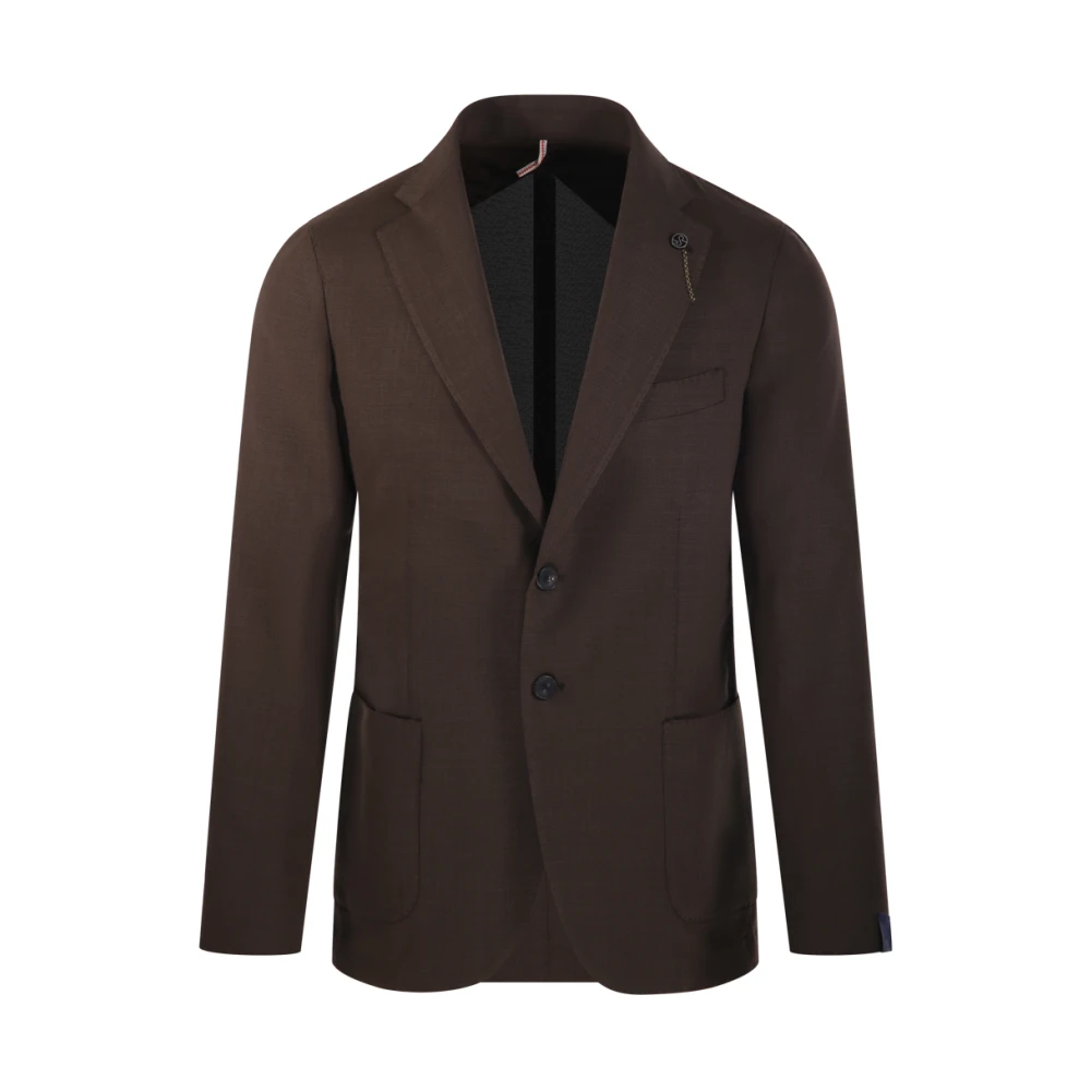 Santaniello Brown Blazers, Male, 2XL, Jacket