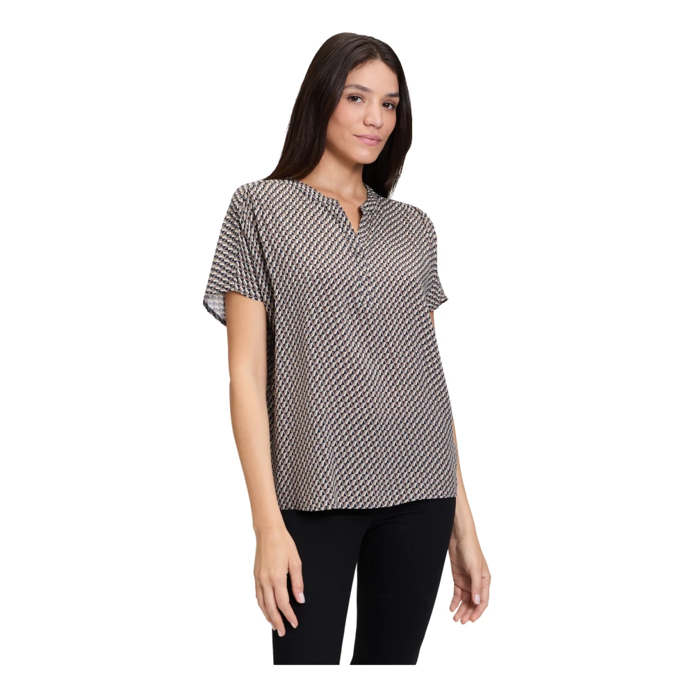 Betty Barclay Bloemen korte mouw blouse Multicolor Dames