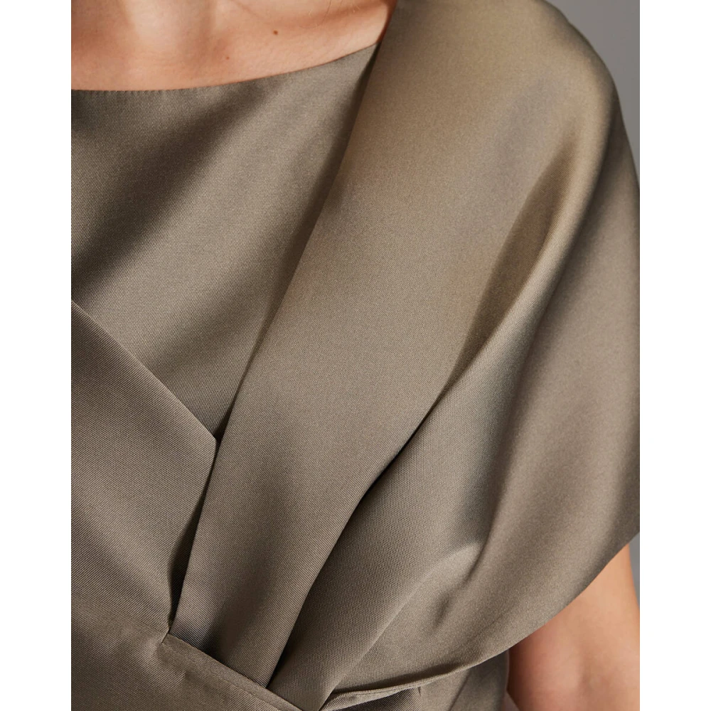Swing Twill Shawl Brown Dames
