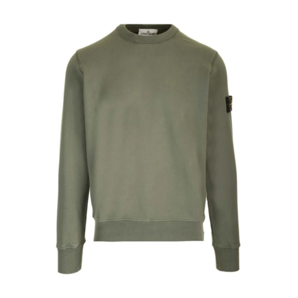 Stone Island Trendy Sweater Selection Green Heren