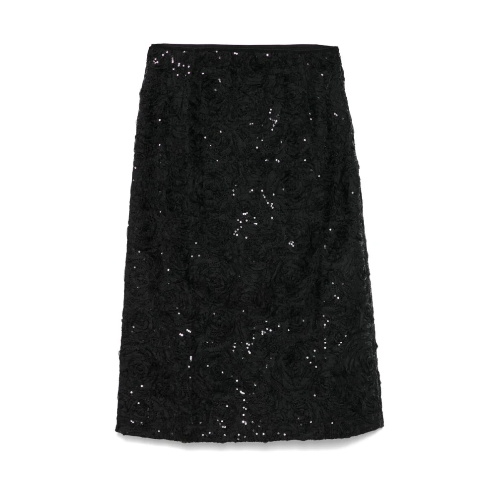 BAUM UND PFERDGARTEN Zwarte Upcycled Rok Black Dames