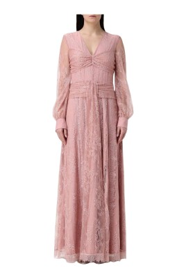 elegant-pink-lace-maxi-dress