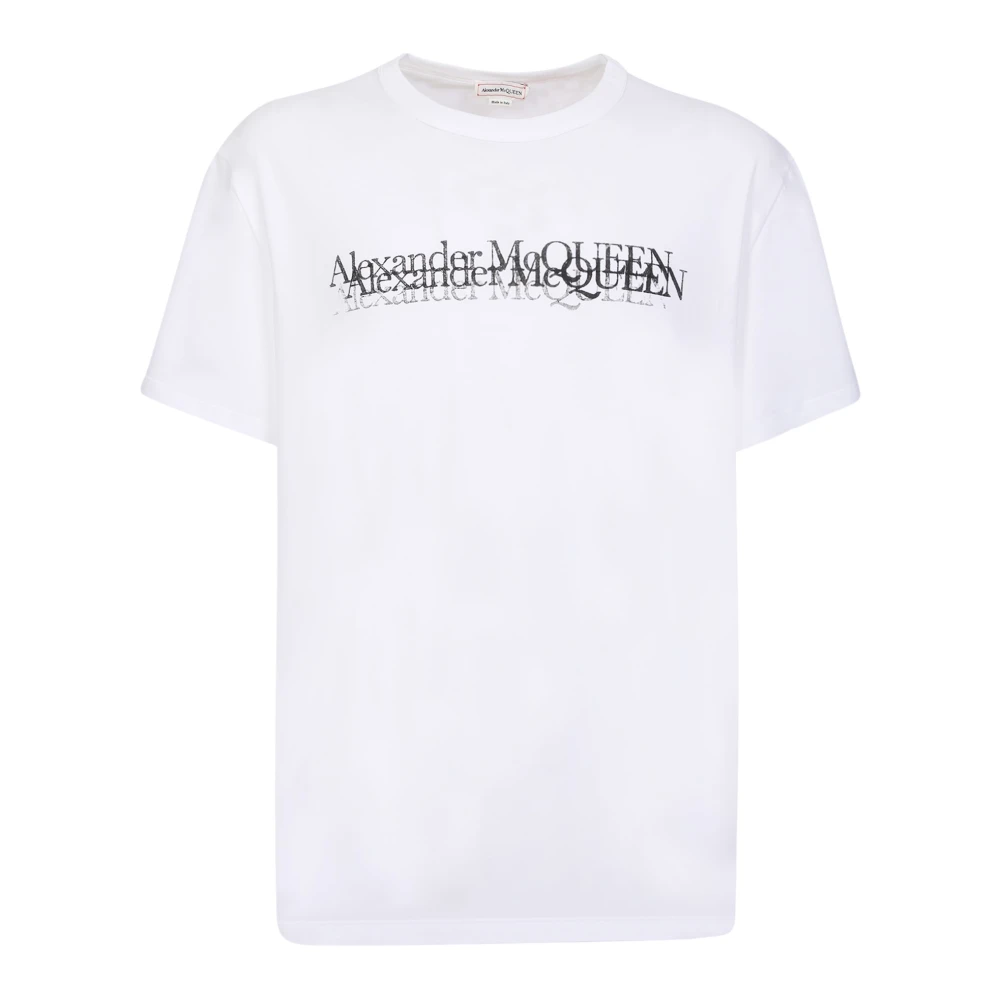 Alexander mcqueen Stijlvolle Witte T-Shirt voor Heren White Heren