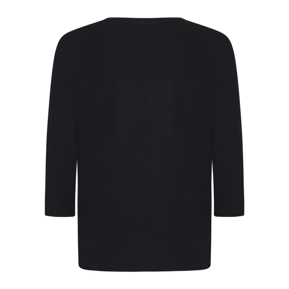 Dries Van Noten Zwarte T-shirts en Polos Black Dames