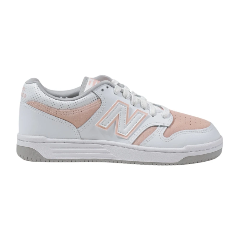 New Balance Läder/textil dam sneakers vår/sommar kollektion Pink, Dam