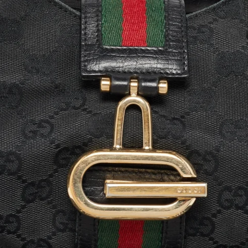 Gucci Vintage Pre-owned Canvas gucci-bags Black Dames