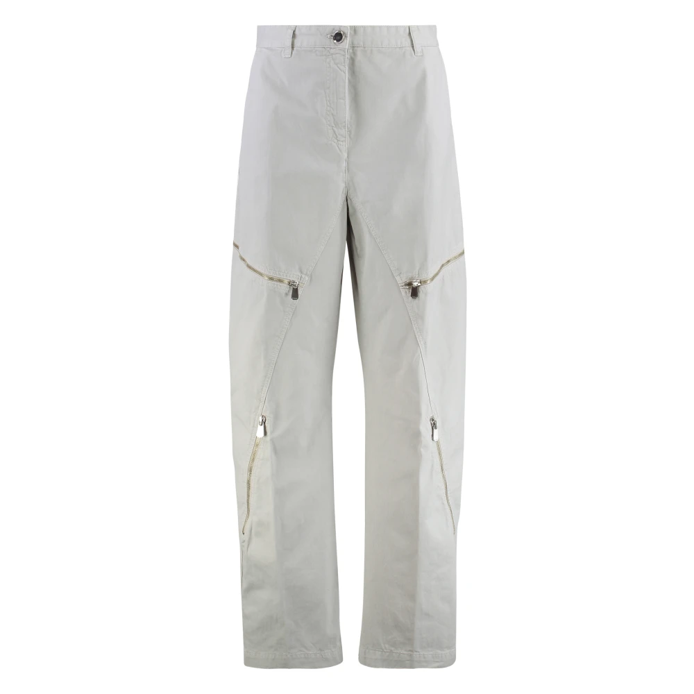 Pinko Katoenen Regular Fit Multi-Pocket Broek Gray Dames