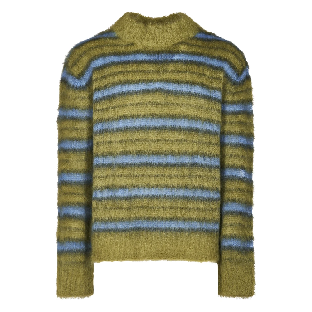 Marni Herr Multicolor Stickade Tröjor L, Stiliga Sweaters Kollektion