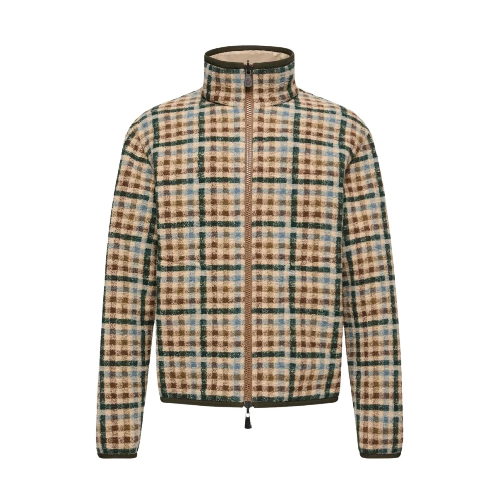 Moncler Reversible Teddy Zip-Up Sweatshirt - Male - Fleece Jackets - Beige - Xl - Sport - Image 3