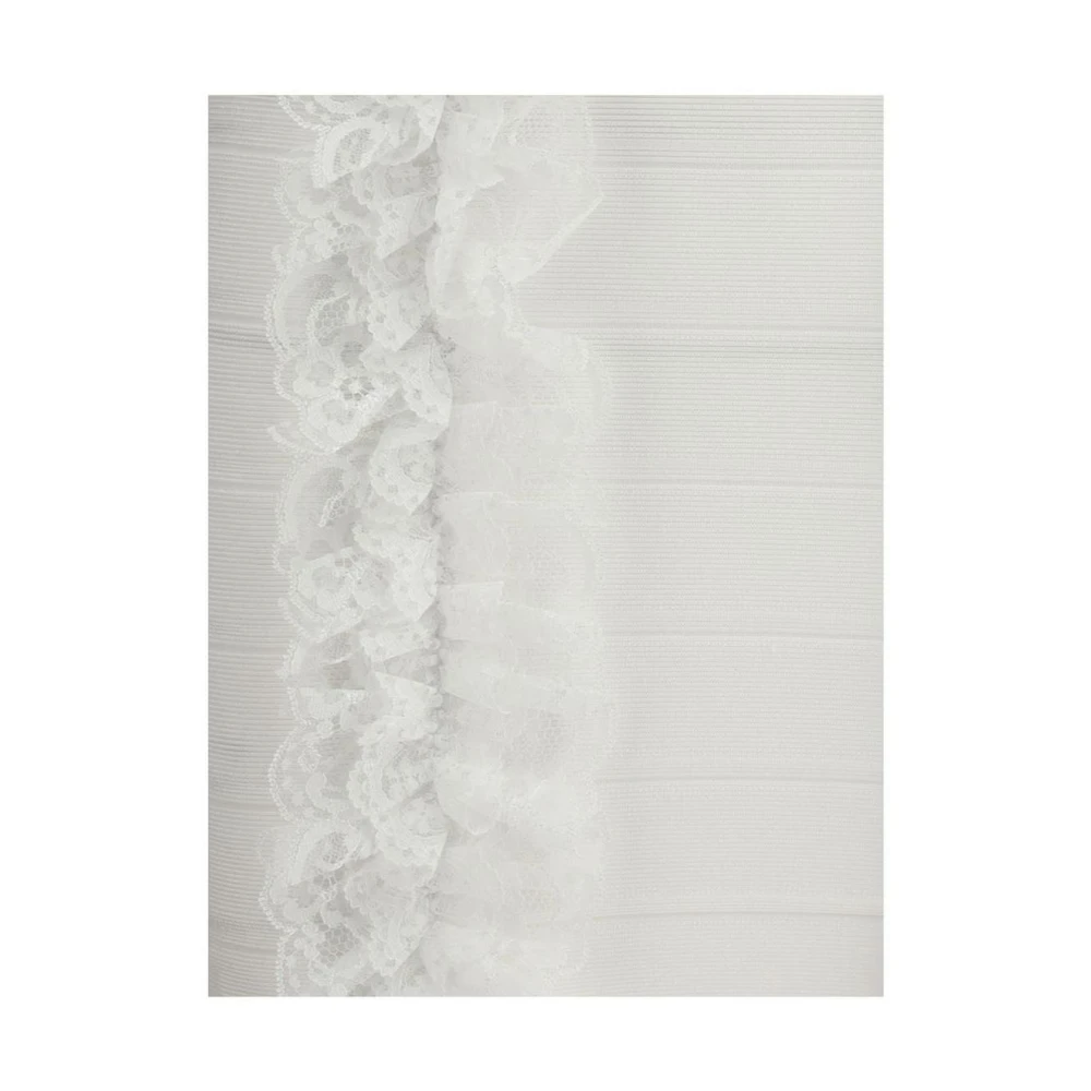 Self Portrait Mini-jurk met kanten details White Dames