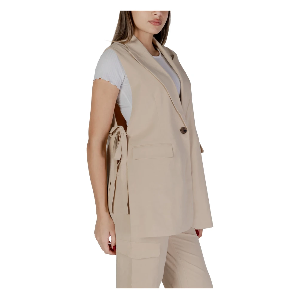 b.Young Lente Zomer Damesjassen en Tailleurs Beige Dames
