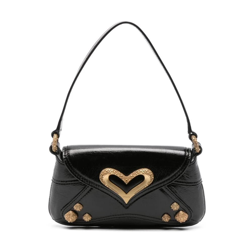 Pinko Zwarte Schoudertas Z99M Black Dames