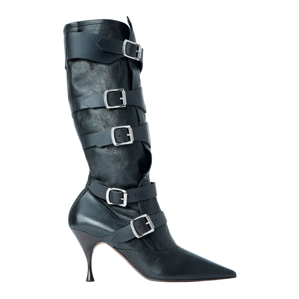 Vivienne Westwood Treasure Boot - Female - Heeled Boots - Black - 6 Uk - Shoes