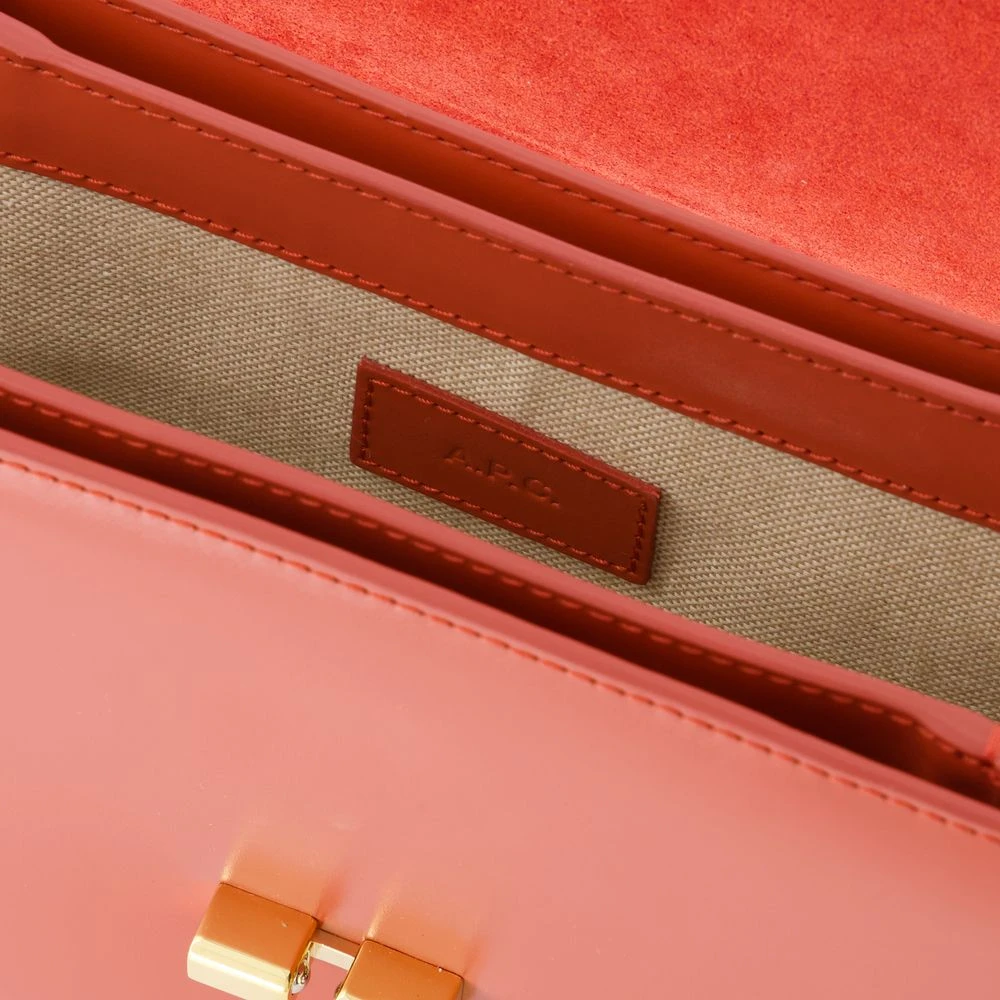 A.p.c. Rode Leren Crossbody Tas Grace Red Dames
