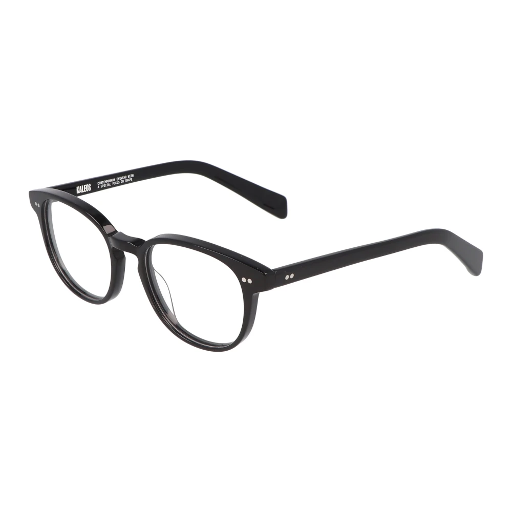 Kaleos Vierkante Acetaatbril Black Unisex