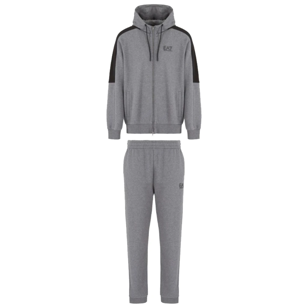 Emporio Armani EA7 Sporty Visibility Jogger Trainingspak Gray Heren