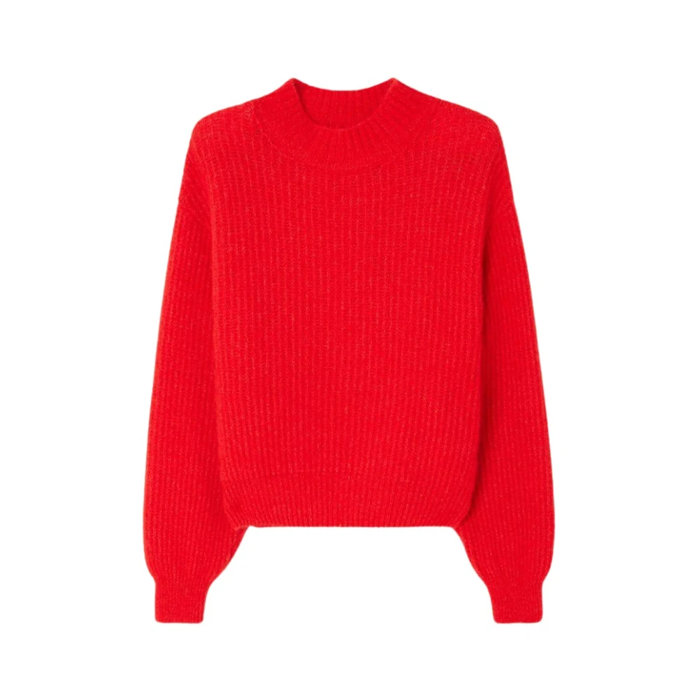 American vintage Rode East Dames Trui Red Dames