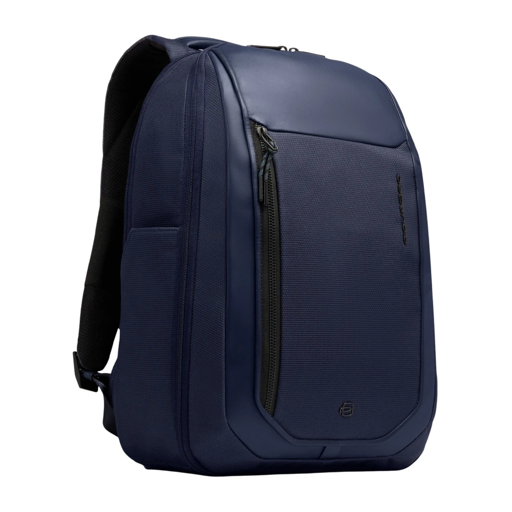Piquadro Men's Blue Two-Compartt Travel Backpack - Backpacks - One Size - Bags