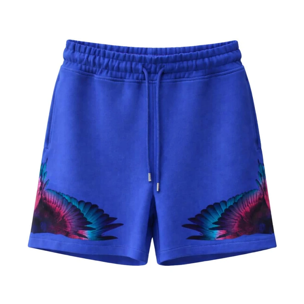 Marcelo Burlon Blue Casual Shorts, Male, M, Sweetshorts