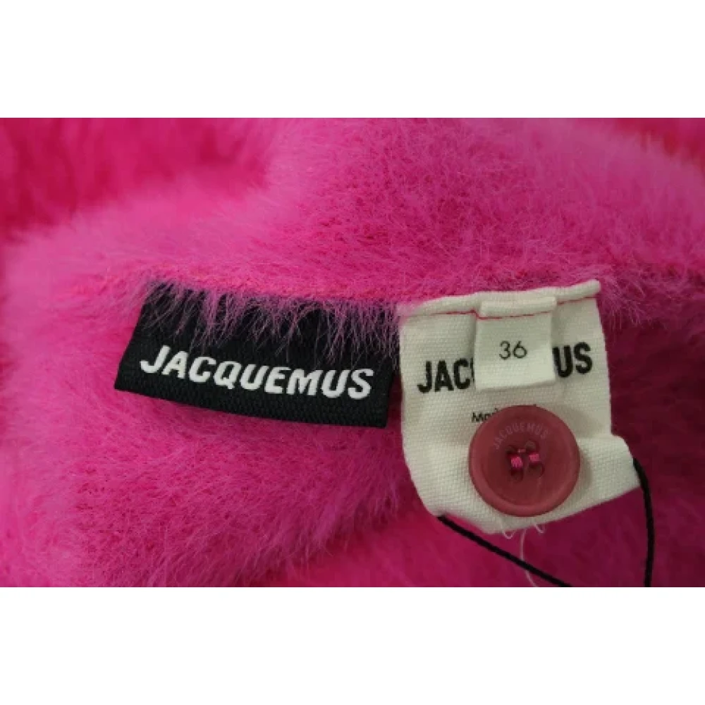 Jacquemus Pre-owned Polyester outerwear Pink Dames