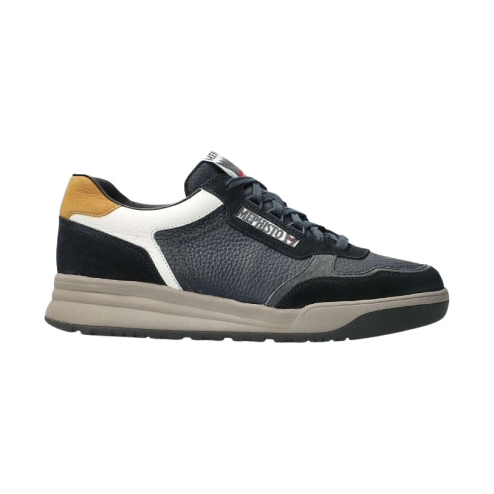 Mephisto Blauwe Heren Sneaker Norwin Stijl Heren Schoenen