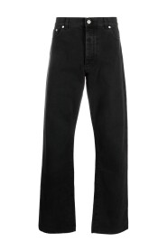 Czarne Jeansy w Stylu Heron Preston