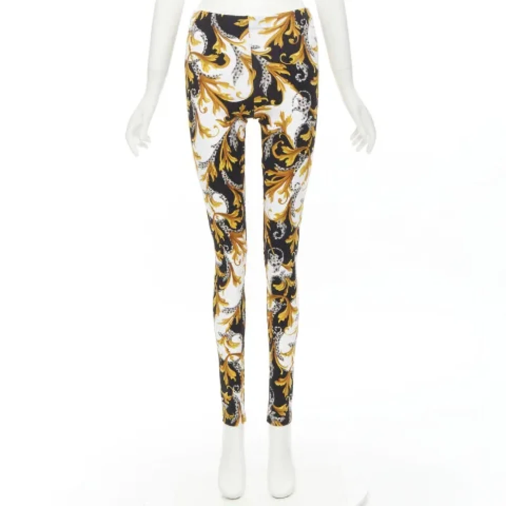 Versace Pre-owned Fabric bottoms Multicolor Dames