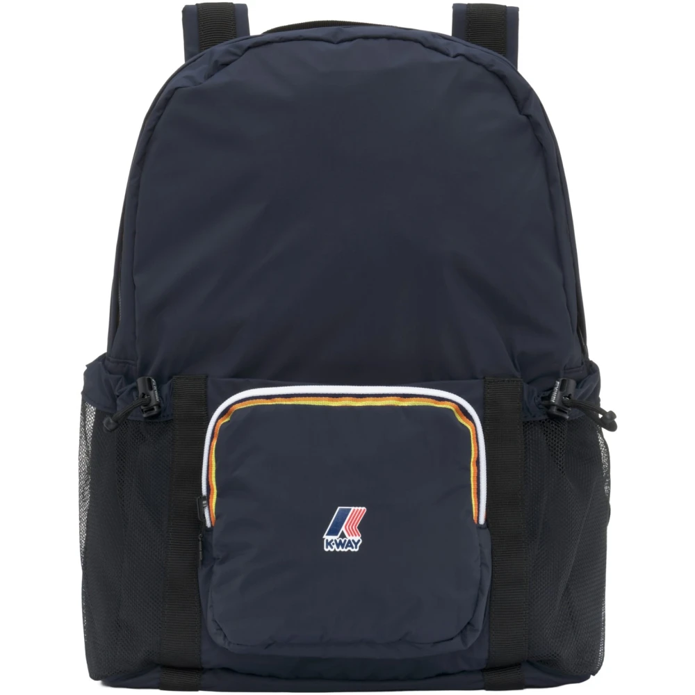 K-Way Men's Blue Michel Backpack - Backpacks - One Size - Bags