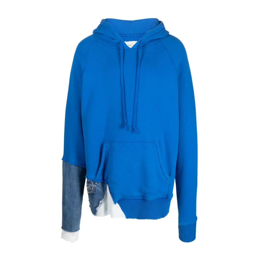 Greg Lauren Blauwe Fragment Denim Jack Blue Heren