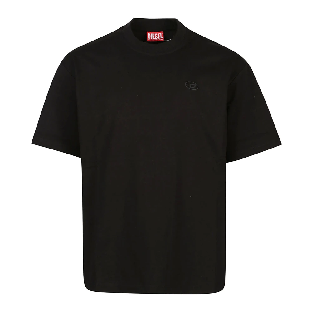 Diesel Zwarte T-Boggy Megoval-D T-Shirt Black Heren