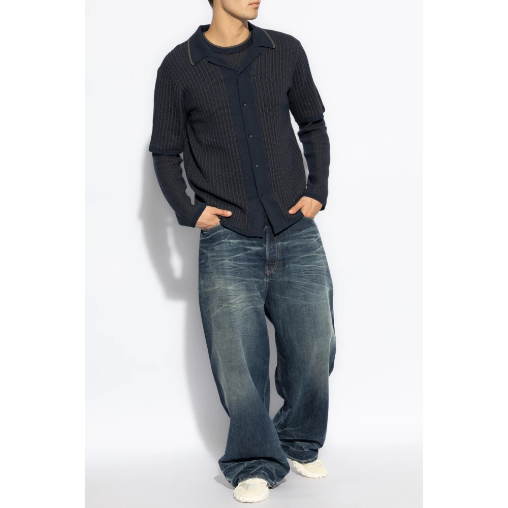 Rag & Bone Campi Shirt Blue Heren