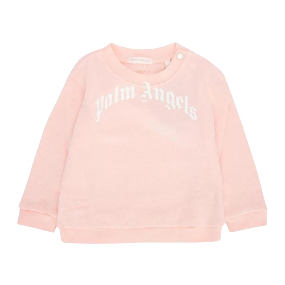 Palm Angels Girls Pink Jumpers - Kids Sweatshirts - 3 Y - Kids