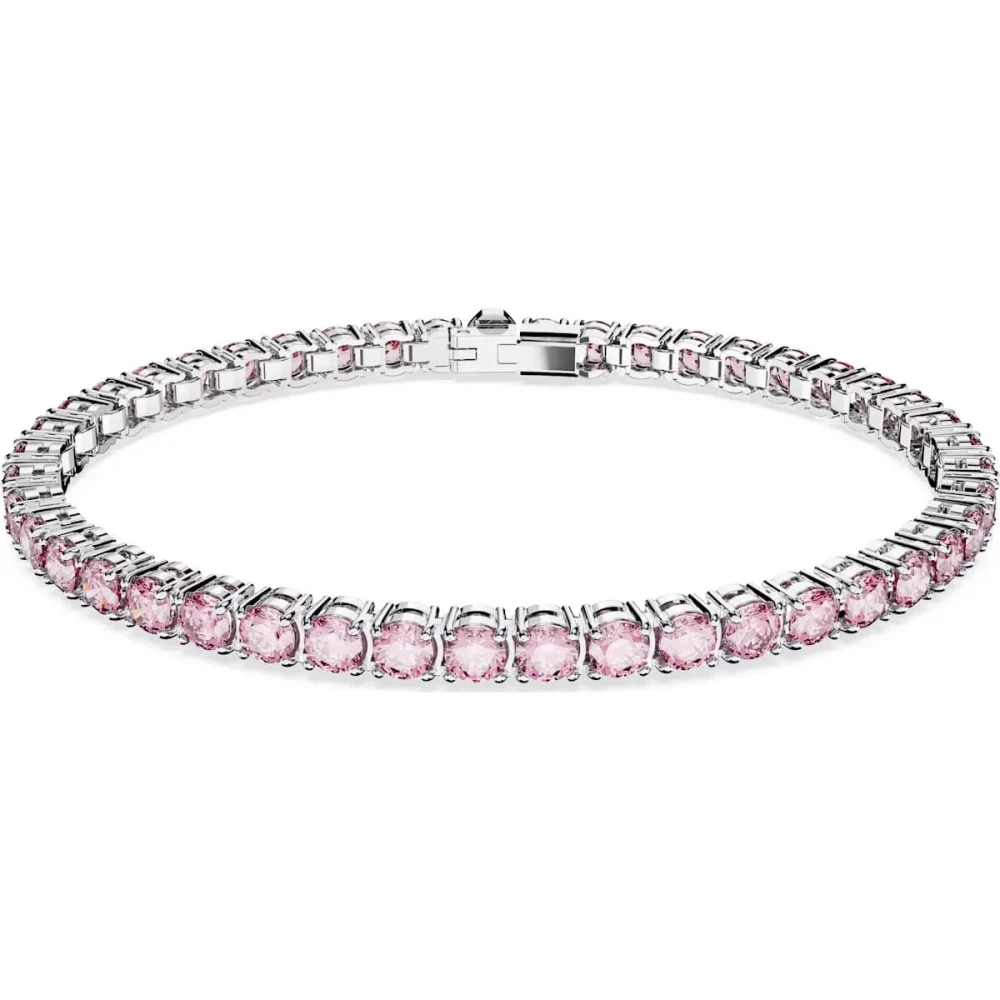 Swarovski Women's Pink Timeless Adult Bracelet