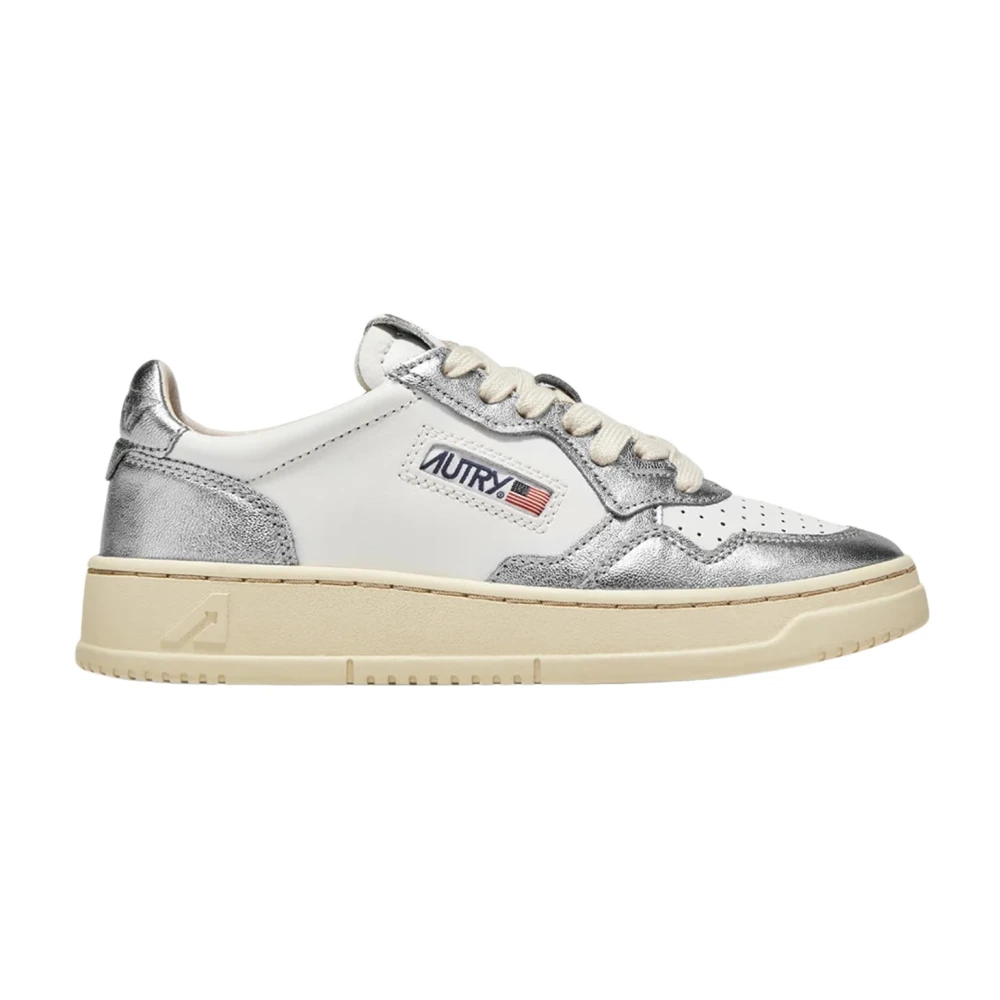 Autry Women's Gray Sneakers, 4 Uk, Medalist Low Trainers
